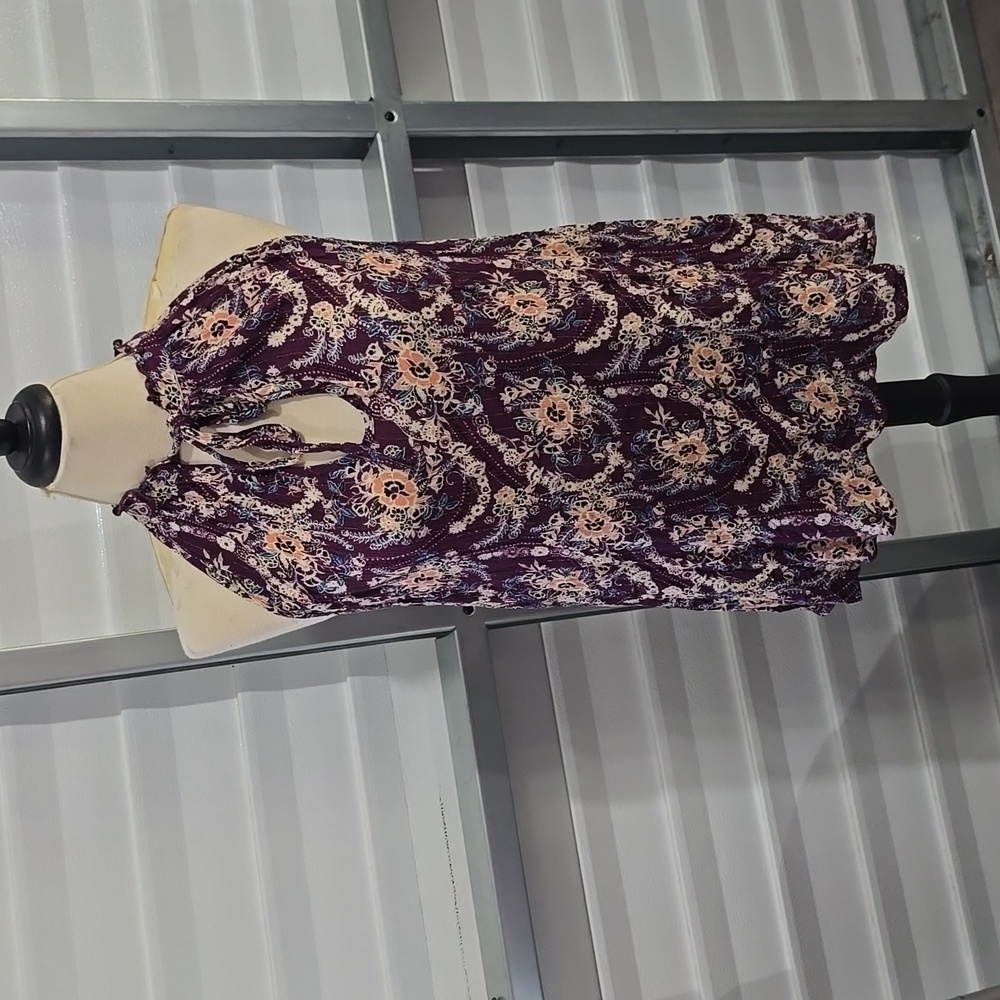 Torrid Purple Tank Top Style Blouse Size 2X